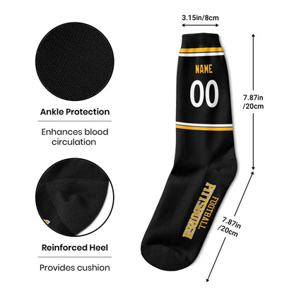 Classic Pittsburgh Custom Socks for Everyday Outfits