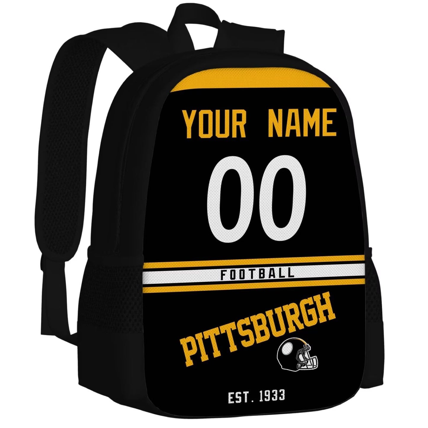 Pittsburgh Personalized Backpack with Sleek Design