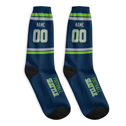 Seattle Football Sock Personalized for Supporters