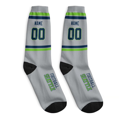 Seattle Football Sock Personalized for Supporters