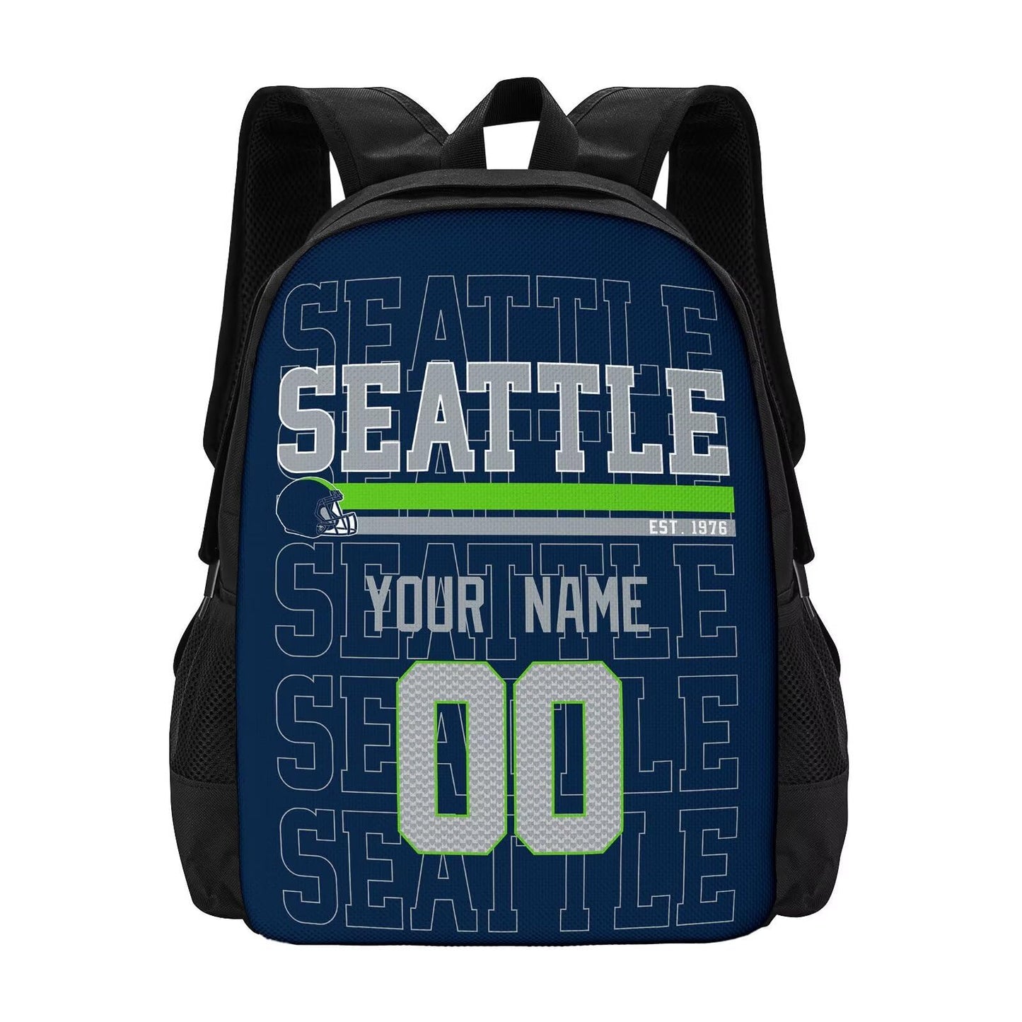 Seattle Personalized Backpack Strong and Stylish
