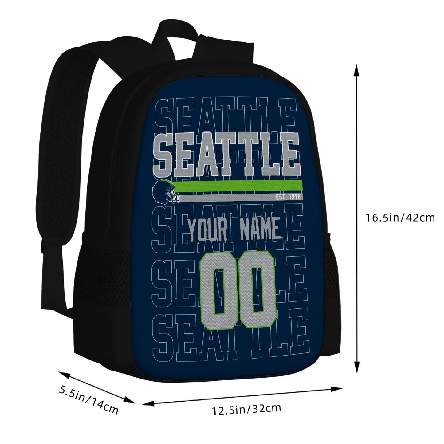 Seattle Personalized Backpack Strong and Stylish