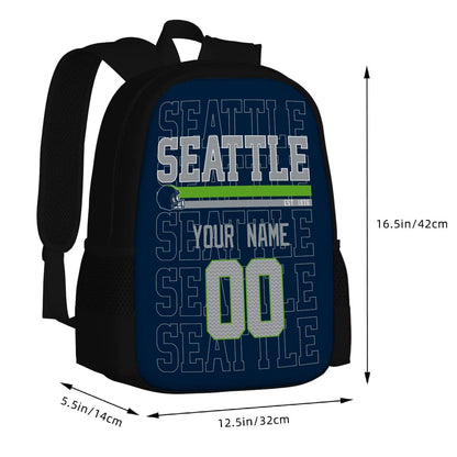Seattle Personalized Backpack Strong and Stylish