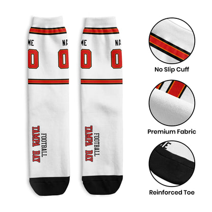 Custom Tampa Socks for Travel and Daily Style