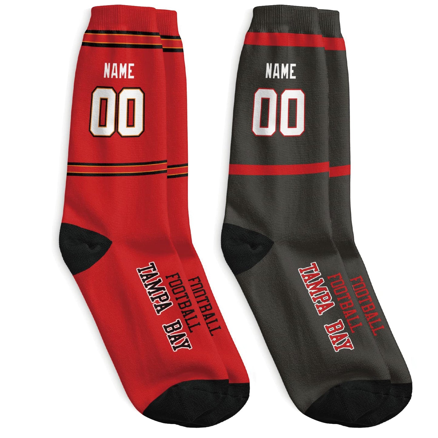 Custom Tampa Socks for Travel and Daily Style