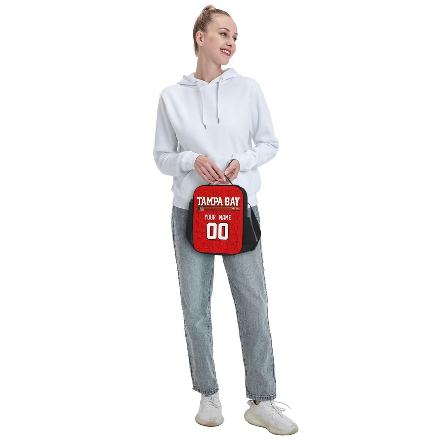 Custom Tampa Lunch Box Bag Stylish Design for Fans