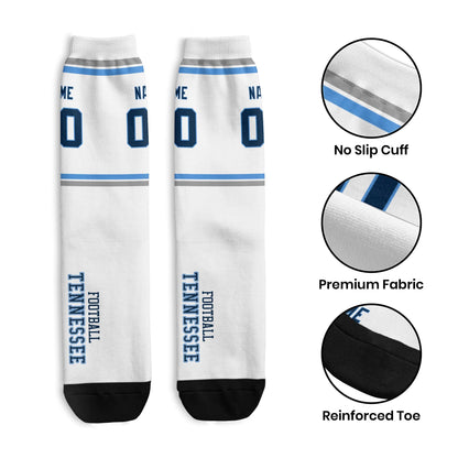 Personalized Tennessee Sports Socks Fashion Choice