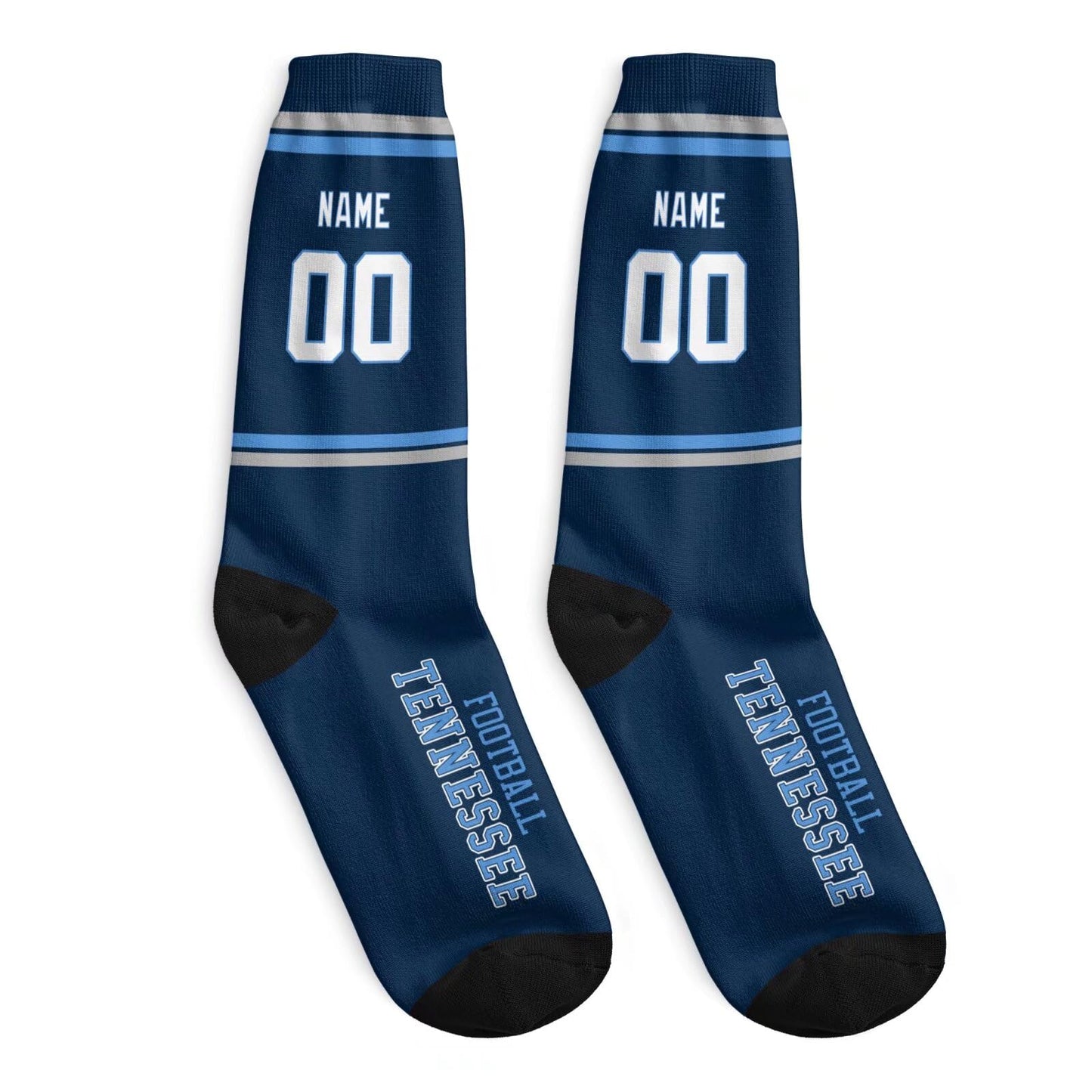 Personalized Tennessee Sports Socks Fashion Choice