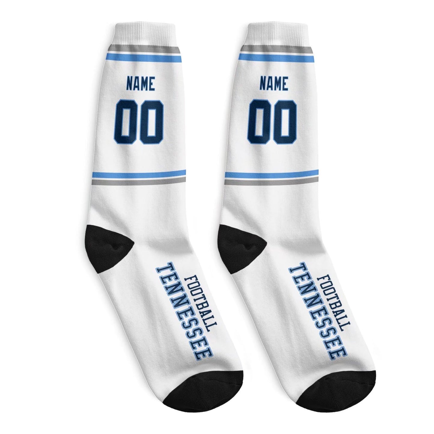 Personalized Tennessee Sports Socks Fashion Choice