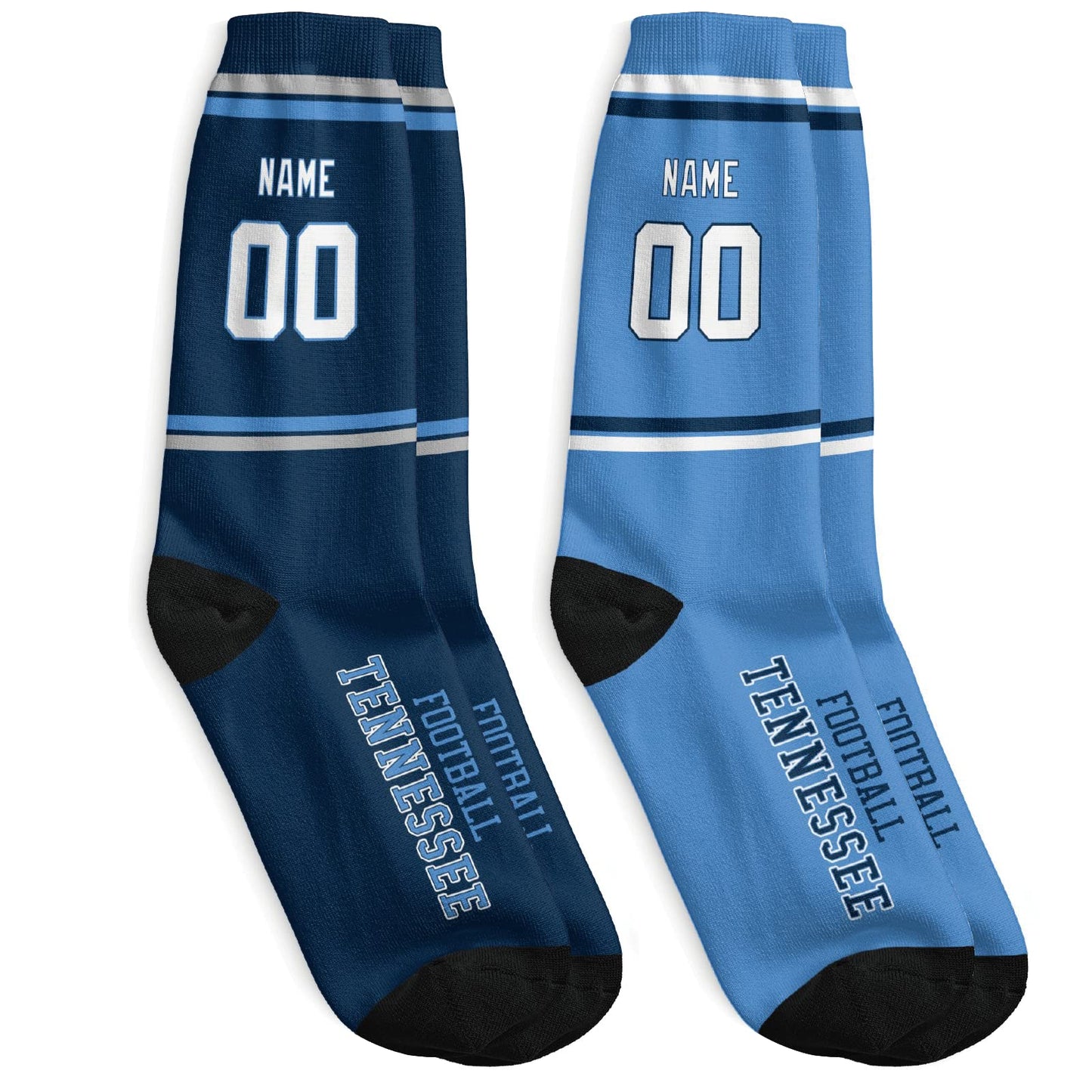 Personalized Tennessee Sports Socks Fashion Choice