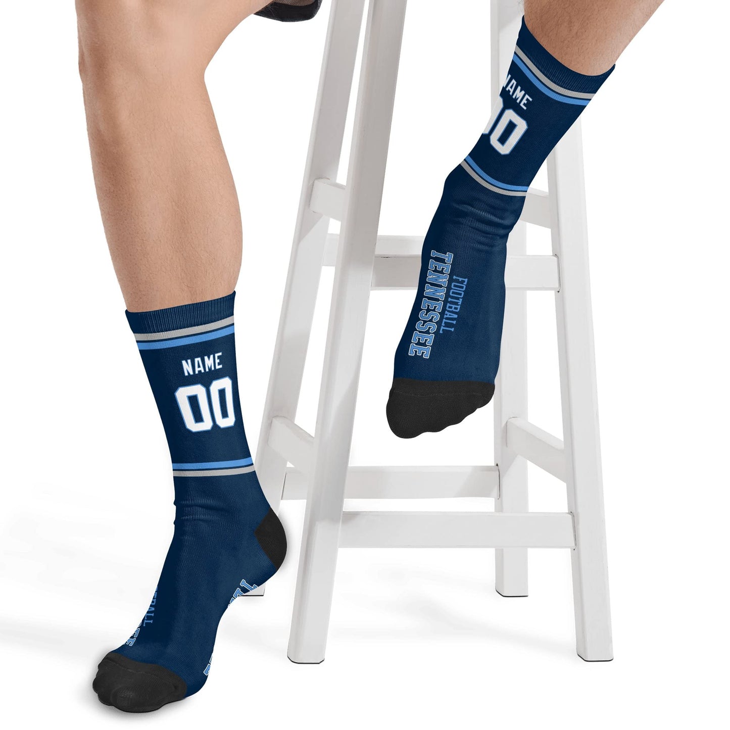 Personalized Tennessee Sports Socks Fashion Choice